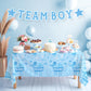 Gatherfun Baby Boy Shower Party Supplies: 2-Pack Its A Boy Decorations,Disposable Plastic Tablecloth, Ideal Table Cover for Baby