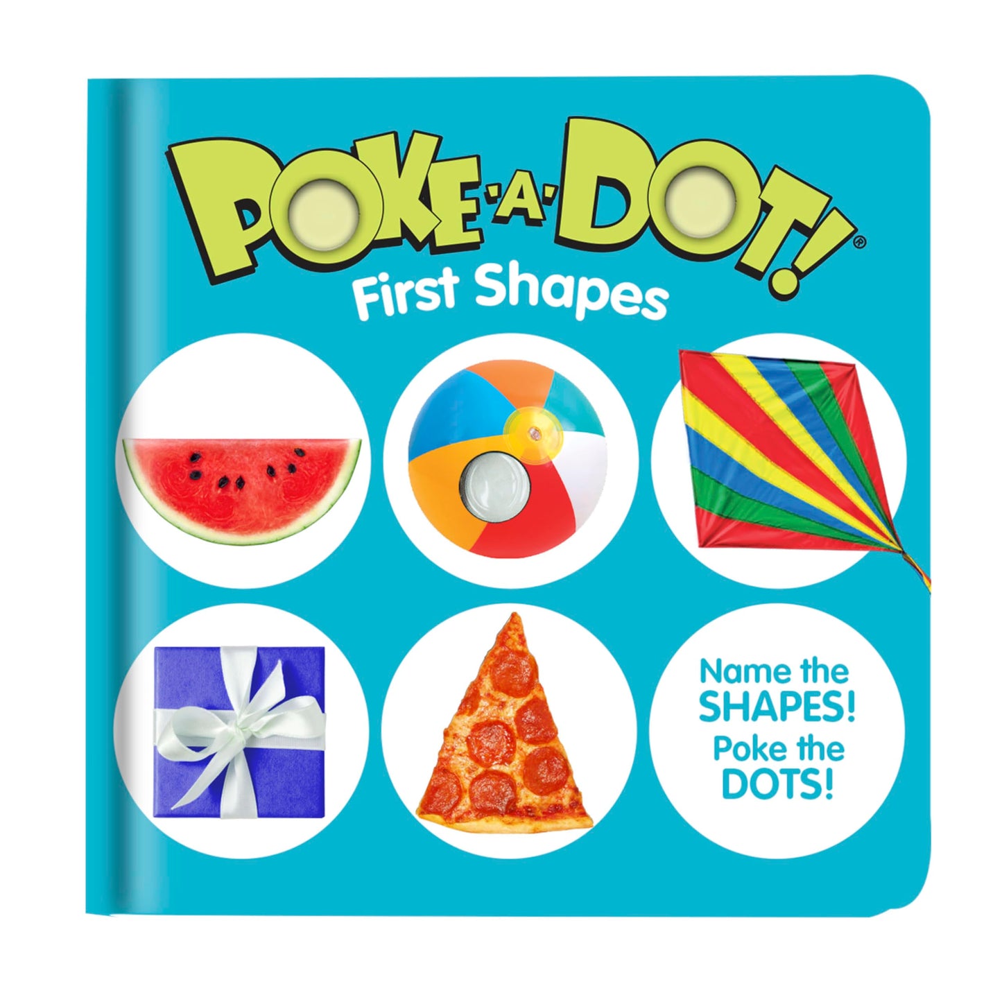 Melissa & Doug Childrens Book - Poke-A-Dot: First Shapes (Board Book With Buttons To Pop)