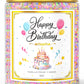 VEGISHINE Birthday Candles Gifts for Women, Birthday Gifts for Women Men, 9 oz Happy Birthday Candle with Vanilla Birthday Cake 
