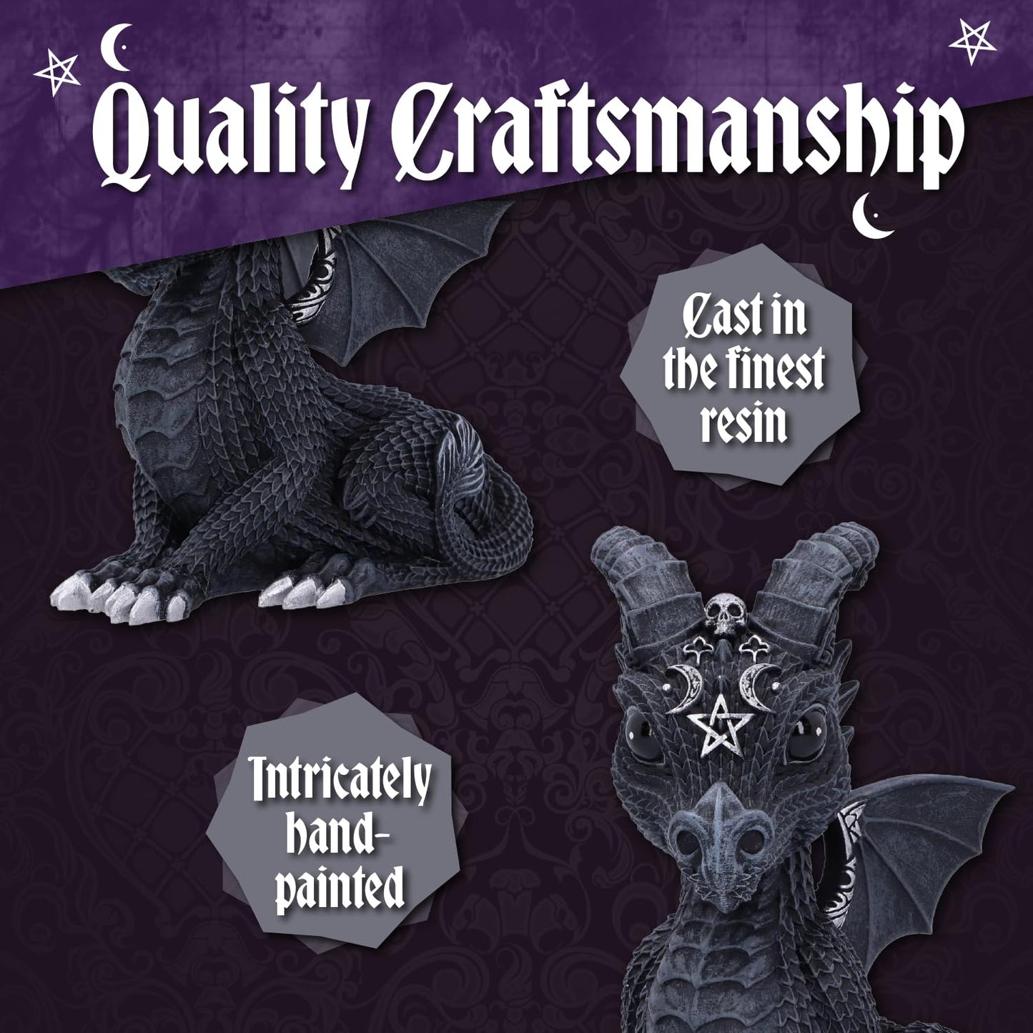 Nemesis Now Cult Cuties Adorable Occult Figurines, Bewitching Evil Spirit Creatures, Hand-Painted, Resin - Lucifly