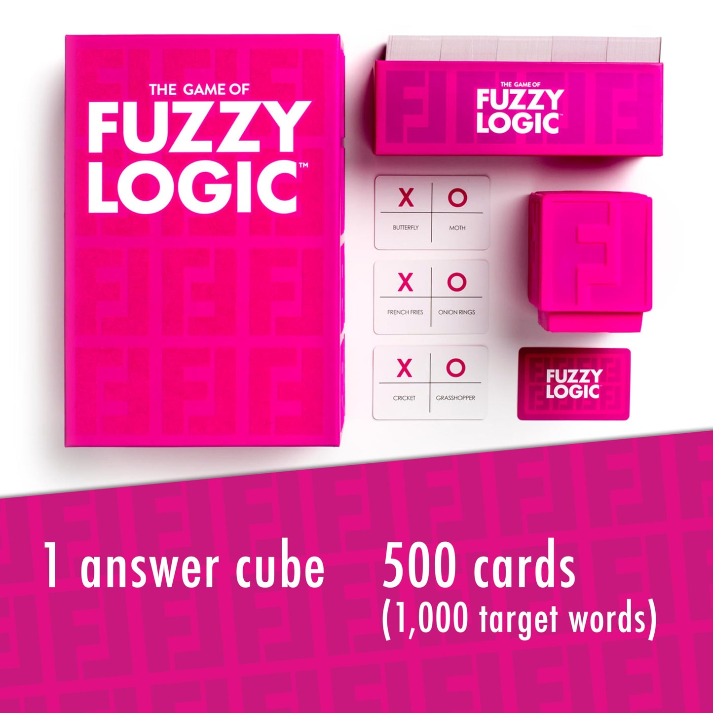 Fuzzy Logic, Can You Give The Right Cues? Funny Secret Word Guessing Competition, Hilariously Challenging Family And Friends Party Game For Ages 10+