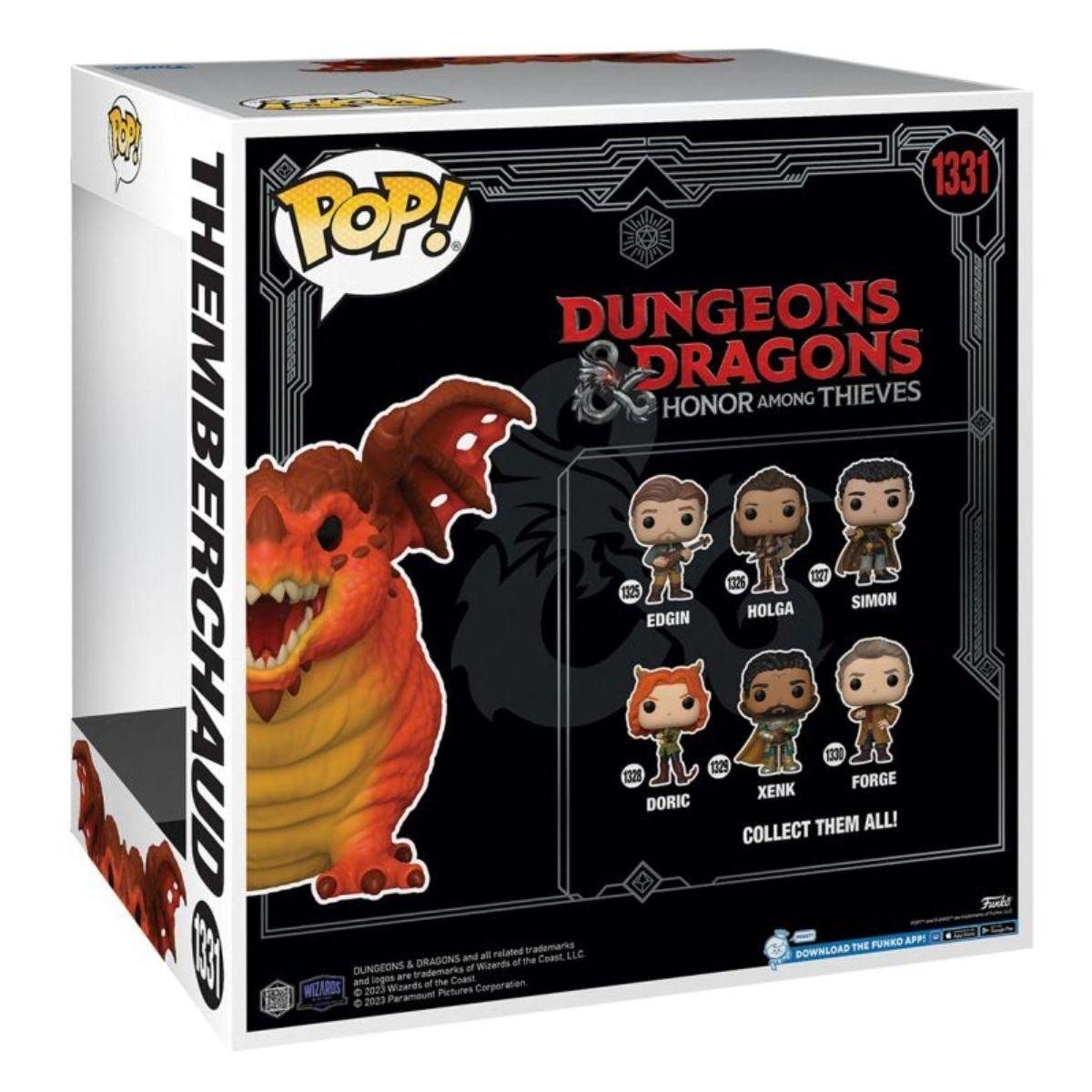 Funko Pop! Themberchaud #1331 Walmart Exclusive - 7.2" Red Vinyl Figure