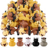 Hungdao 48 Pcs Horse Rubber Duck 2.36 Inch Bucking Bronco Ducks Pool Float Bath Decor Gift for Horse Racing Festival Boys and Gi