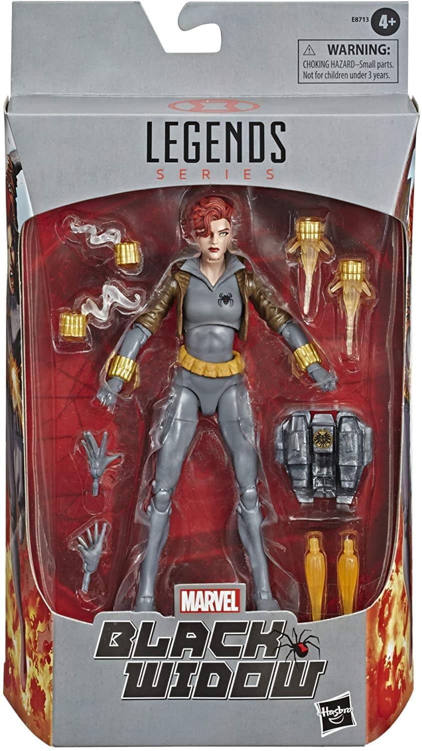 Marvel Legends 6-Inch Action Figure - Comic Black Widow - E8713 - Plastic