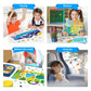 Towjug 3 Set Reusable Stickers Book For Toddles, Preschool Learning Activity Sticker Books, Jelly Stickers Quiet Books For Girls