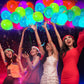 100 Pcs Uv Neon Balloons ,Neon Glow Party Balloons Uv Black Light Balloons Glow In The Dark For Birthday Decorations Wedding Glo