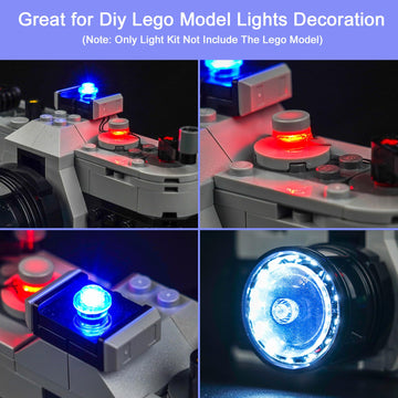 Hilighting Upgraded Led Light Kit Compatible With Lego 3 In 1 Retro Camera Building Set, Lights Decoration Compatible With Lego