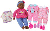 Lissi 15'' Baby Doll Set With Extra Clothes And Accessories (African American)
