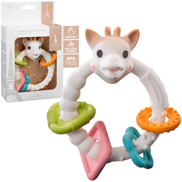 Sophie La Girafe | Colo'Rings Teether | Light & Easy To Grasp | Awaken All 5 Senses