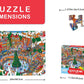 Springbok 400 Piece Holiday Havoc Jigsaw Puzzle - Fun Holiday Scene, Multi Color, Engineered Wood, Model 34-70553