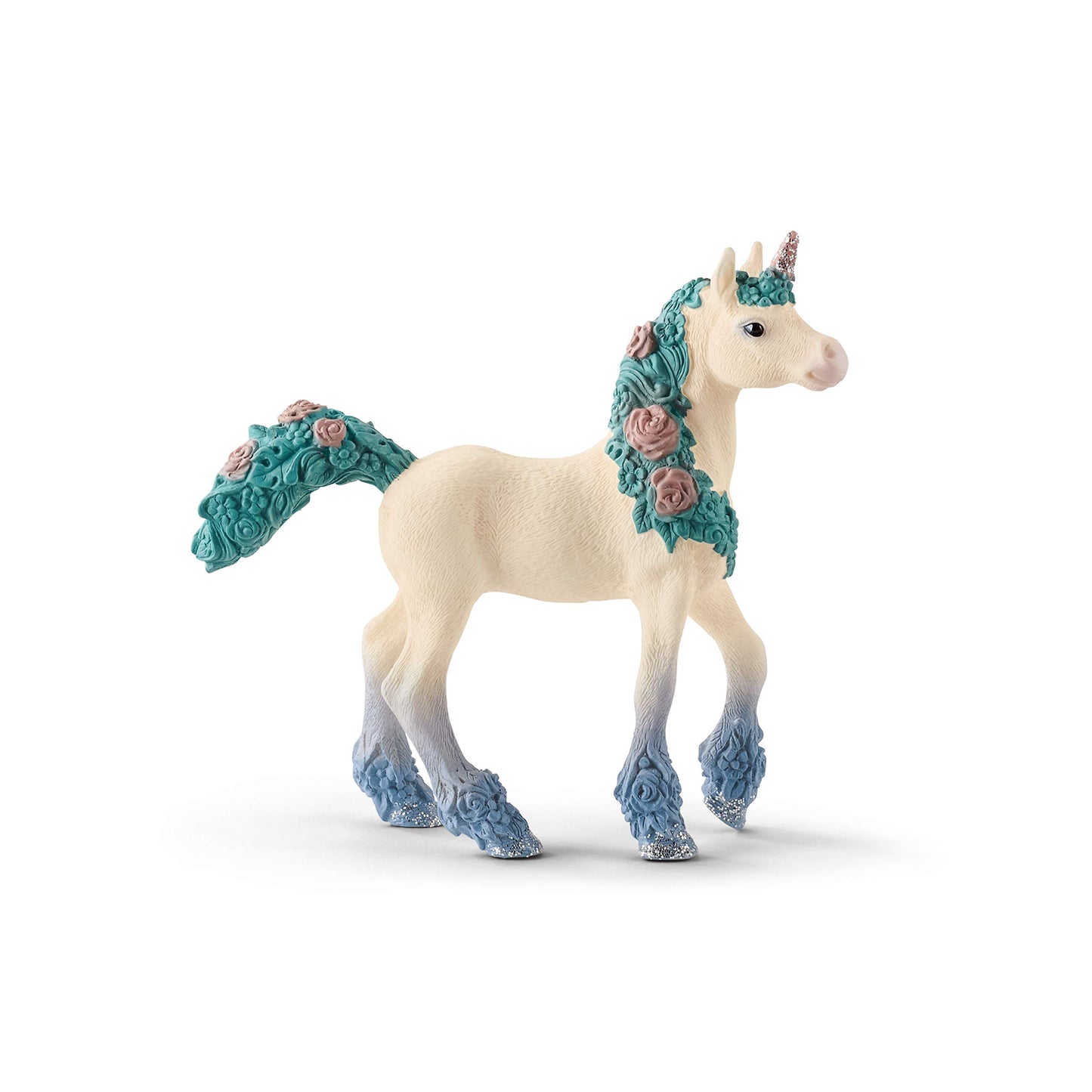 Schleich Bayala Unicorn Toys For Girls And Boys, Flower Unicorn Foal Toy Figurine, Ages 5+
