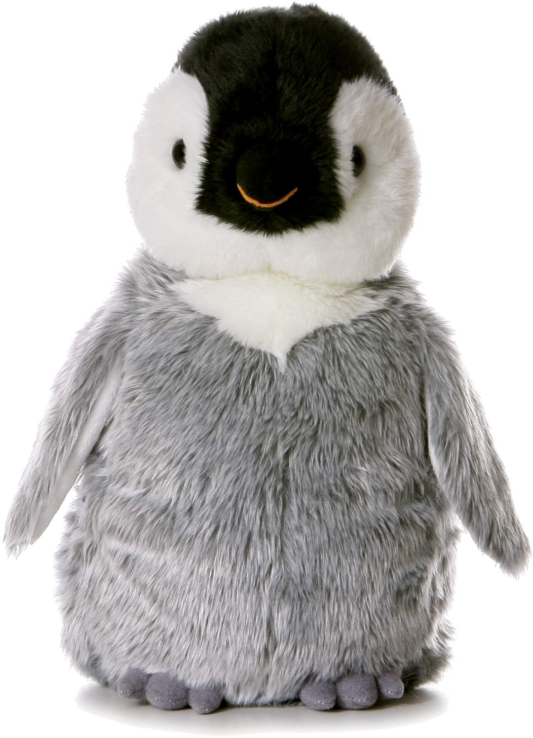 Aurora® Penny Penguin™ Stuffed Animal - Gray 12 Inches - Soft Polyester Plush - Adorable Flopsie™ Model 04081