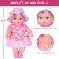 Zqdoll 12 Baby Dolls With Bassinet Bed, Rainbow Theme Reborn Cute Baby Doll Clothes And Accessories Set Include Pacifier Bottle