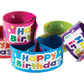 Teacher Created Resources Happy Birthday Balloons Slap Bracelets, Pack Of 10