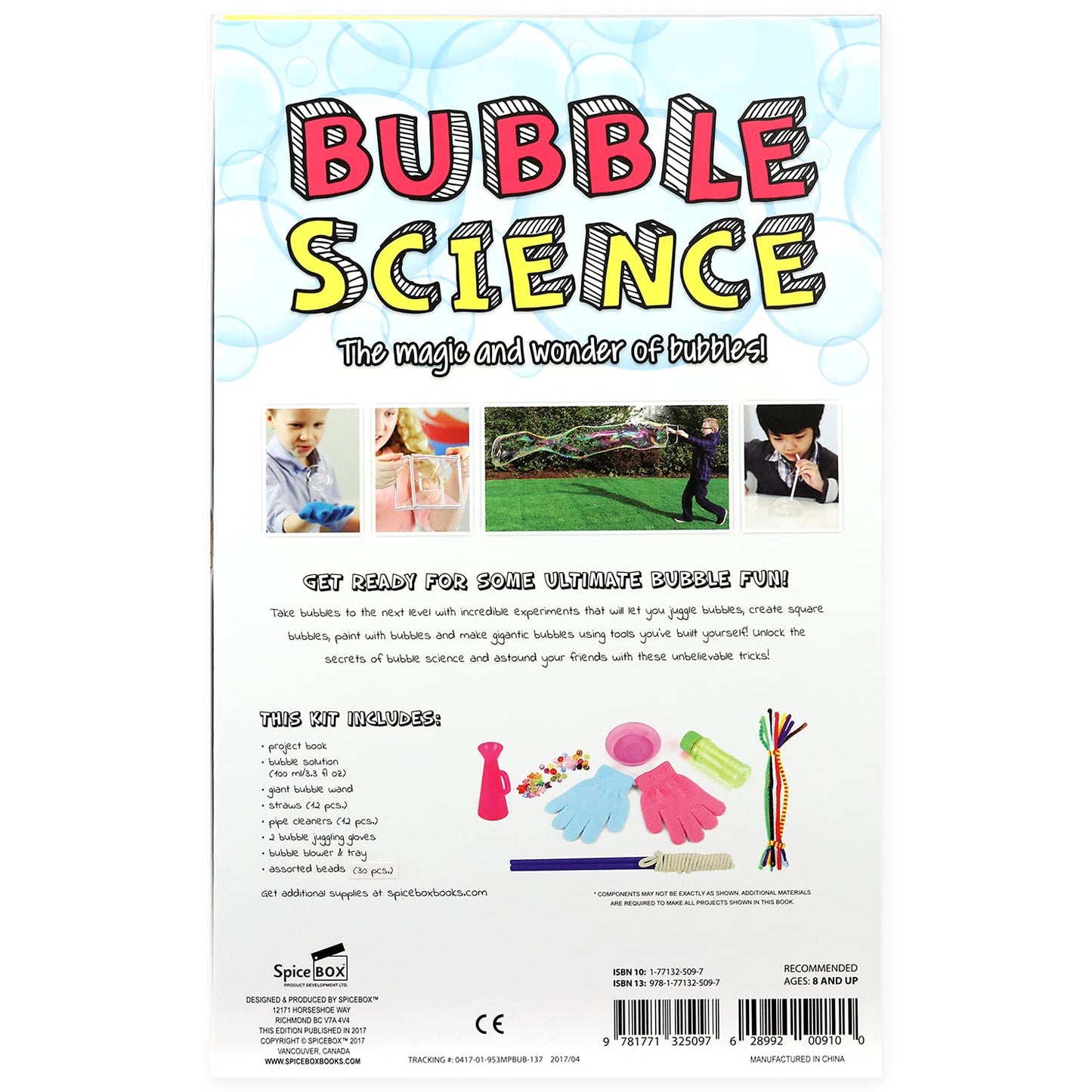 Spicebox Bubble Science Kit For Kids, Fun Learning Toys, Educational Activities And Projects For Children, Girls And Boys Activity Box, Multi Colors, 09100