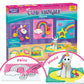 Imagimake Clay Murals  Unicorn  Modelling Clay & Glass Paint  5 Designs  Art & Craft Kit  Age 5 Years+, Multicolor
