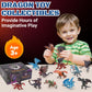 Liberty Imports 12 Pcs Dragon Toy Figures, 5" Hand Painted, Assorted Designs, Multicolor, Ideal for Kids Party Favors & Cake Toppers