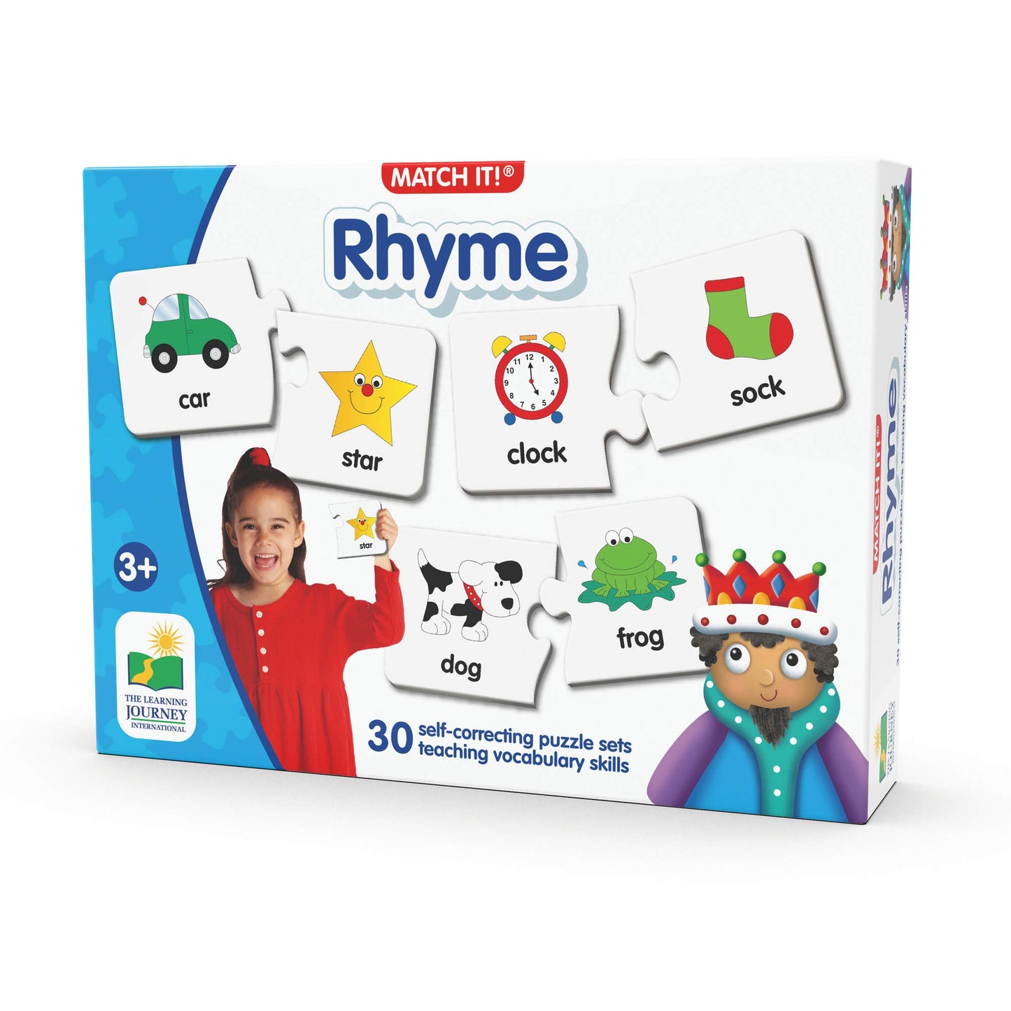 The Learning Journey: Match It! - Rhyme - Rhyming Puzzle Game For Kids Ages 3-5, Learn To Read With Preschool Learning Materials