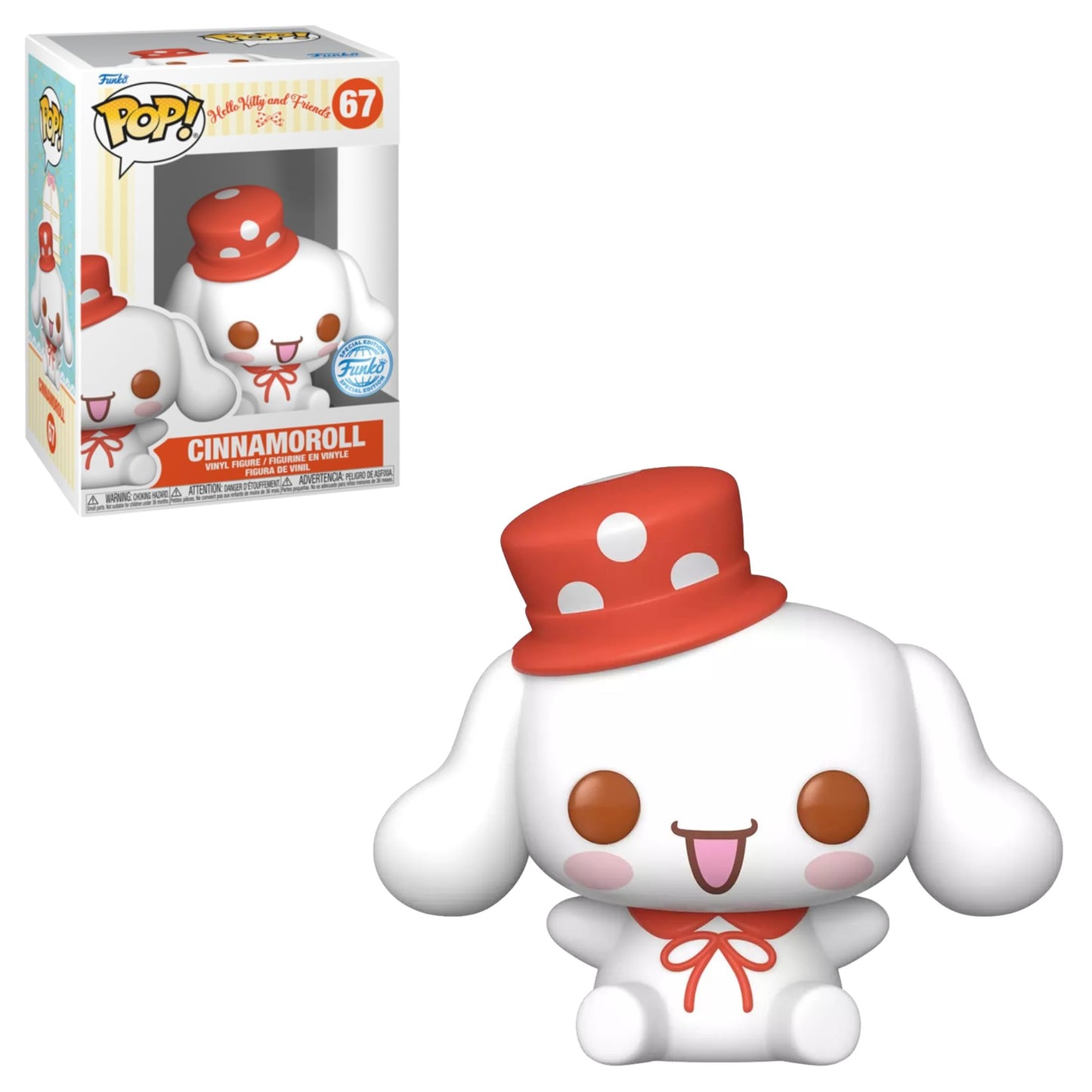 Funko Sanrio Hello Kitty and Friends Pop Cinnamoroll Vinyl Figure Hot Topic limited availability  White