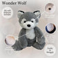 Worlds Softest Plush Wonder Wolf, Lushee, Large, 16 Stuffed Animal for Baby, Toddler, Kids, Adults, Wolf Plush Toy Soft, Huggab
