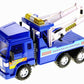 PowerTRC Police Tow Truck Toy for Boys Ages 3-5 | 13 inch Push & Go Realistic Friction Powered Wrecker with Working Winch Adjust