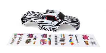 SummitLink Custom Body Compatible for 1/10 Scale RC Car or Truck (Truck not Included) (Zebra)
