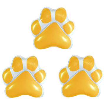 Cymylar 3 Pcs 25 * 28 Inch Yellow White Dog Paw Balloon Blueyi Foil Balloons/Blueyi Birthday Party Supplies Balloons/Baby Shower