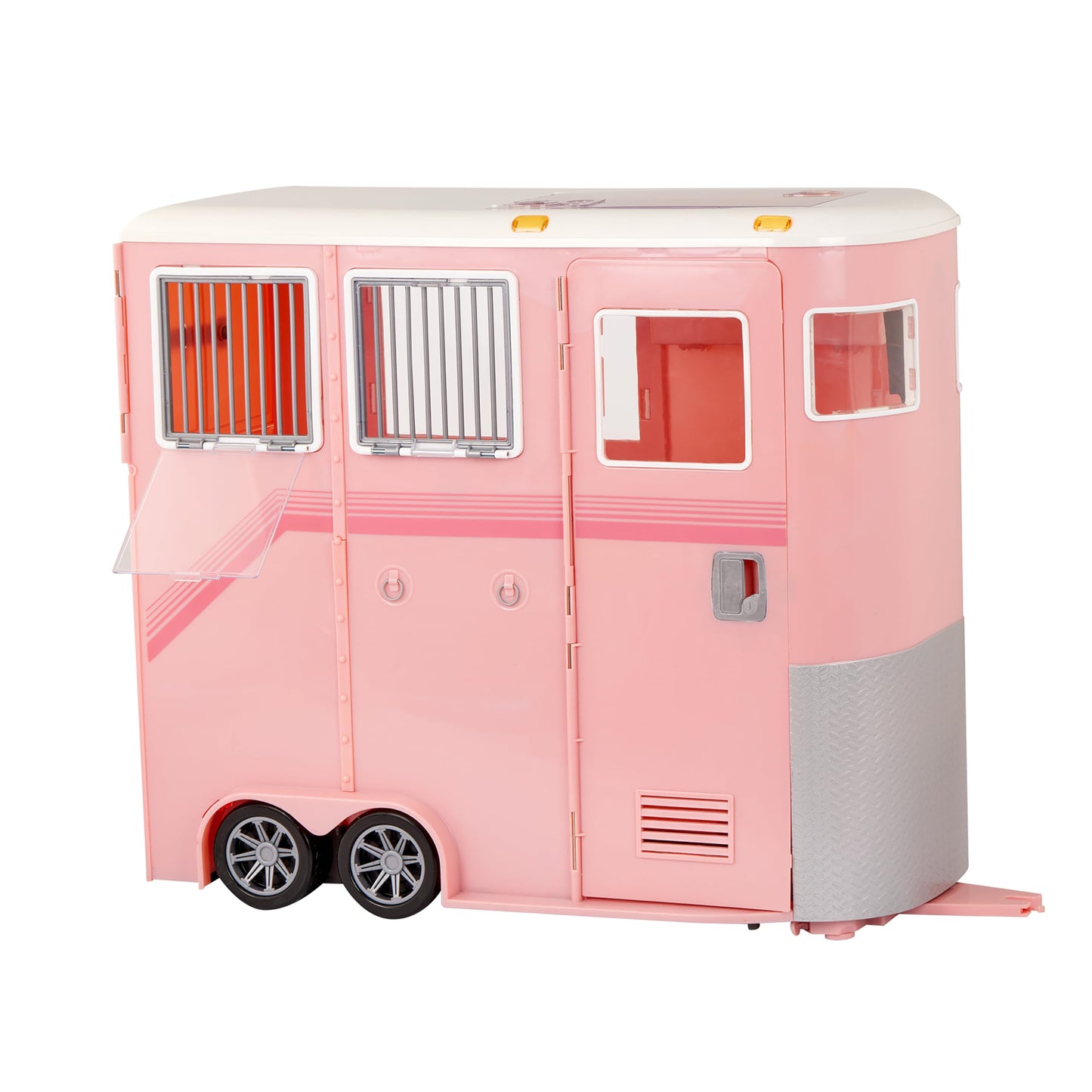 Our Generation By Battat- Mane Attraction- Horse, Equestrian Trailer For 18' Dolls & 20' Horses- For Age 3 Years & Up