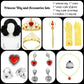 Princess Wig Set Kids Short Curly Black Cosplay Wigs For Kids Girls, Black Middle Part Wig Child'S Costume Wigs Synthetic Hair F