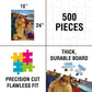 African American Expressions 500-Piece Hem of His Garment Puzzle, Beige Cardboard, Inspiring Christian Artwork for Adults