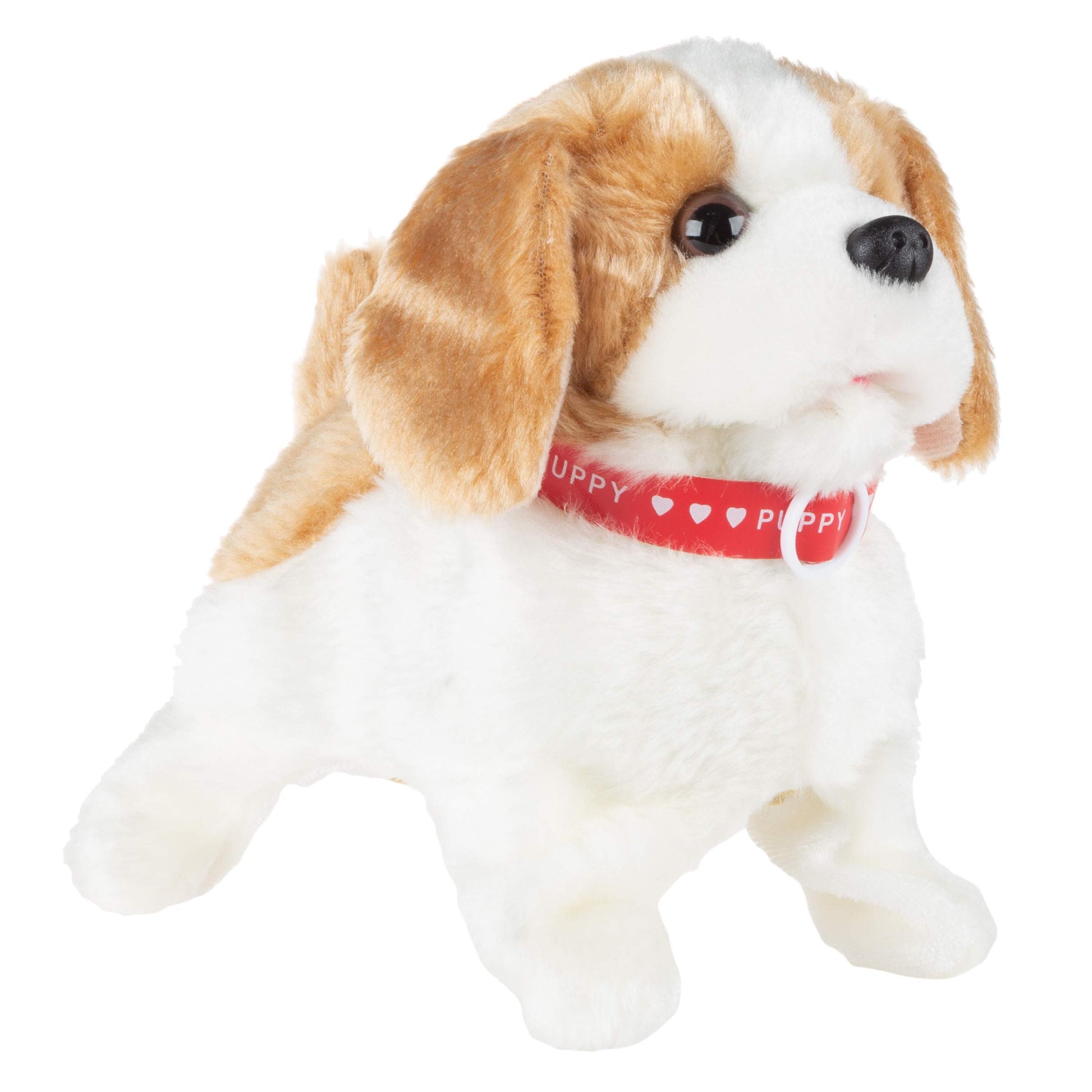 Happy Trails Interactive Plush Puppy Toy- Battery Operated Dog That Walks, Barks and Does Back Flips, Soft and Snuggly Fur, Stuf
