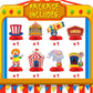 Hapibidesign Carnival Circus Party Decorations - Honeycomb Centerpieces For Circus Birthday Decor - Carnival Circus Table Decora