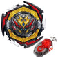 Konikiwa Battling String Bey Launcher  Dynamite Belial Top Burst Launcher Set  DB Launcher Left and Right Spin Launcher Compatible with All Bey Burst Series - Gray