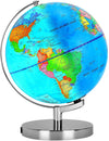 Poocci 6 In1 Illuminated World Globe For Kids & Adults All Ages High Clear Map, Illuminates Educational Interactive Globe Stem Toy, Light Up Kids Globe Lamp,Earth Globe Gifts For Boys And Girls