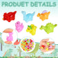 Poen 150 Pcs Mini Dinosaur Figures Resin Small Dinosaur Toys Garden Mini Dinosaurs Realistic Tiny Dinosaurs Miniature Dinosaur Figurines For Bag Cake Topper Birthday Party Favors (Cute)