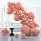 Partywoo Blush Pink Balloons, 127 Pcs Boho Pink Balloons Different Sizes Pack Of 36 Inch 18 Inch 12 Inch 10 Inch 5 Inch Salmon Pink Balloons For Balloon Garland As Birthday Party Decorations, Pink-F01