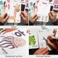 Stellarsol 40 Korean Flash Cards - 4x6 Dry Erase Hangul Flashcards (Gift Box)