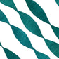 USA-Made Teal Crepe Paper Streamers, 6 Rolls, 435 Feet Total