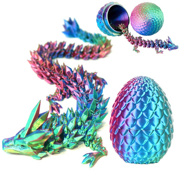 3D Printed Dragon Eggs With Dragon Inside