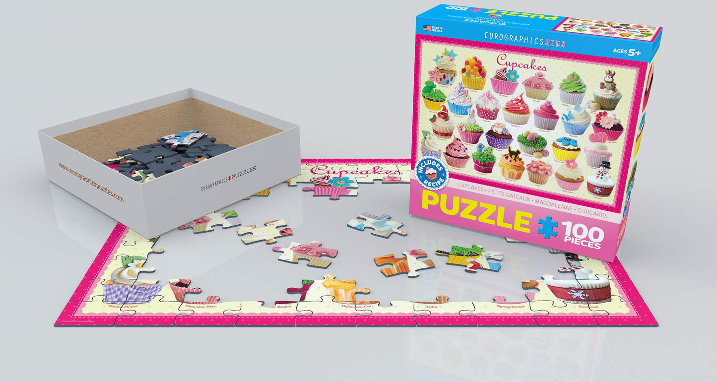 Eurographics Cupcakes Puzzle, 100-Piece