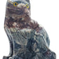 Nelson Creations, Llc 2 Inch Cat Natural Soapstone Hand-Carved Animal Charm Totem Stone Carving Figurine