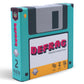 Defrag | Nostalgic Floppy Disk Themed Travel Size Board Game, Play Anywhere | Challenging Puzzle Game With Scenerio Booklet | 1
