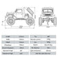 Eazyrc X Fms Fcx24 1/24 Rc Truck Rtr 4X4 (Yellow)