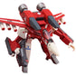 Toynami Robotech 1/100 Miriya VF-1J Super Veritech Figure, Red, 6" Plastic Collectible - Model 10560
