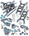 Rcarmubwow Rc Upgrades Part For 1/10 Slash 2Wd,Slash 2Wd Vxl,Alloy Aluminum Front Rear Suspension Arms,Front Steering Block,Rear