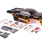Musbeler Custom Body Compatible For Sledge 6S 4Wd 1/8 Truck Shell Cover (Muddy Orange)