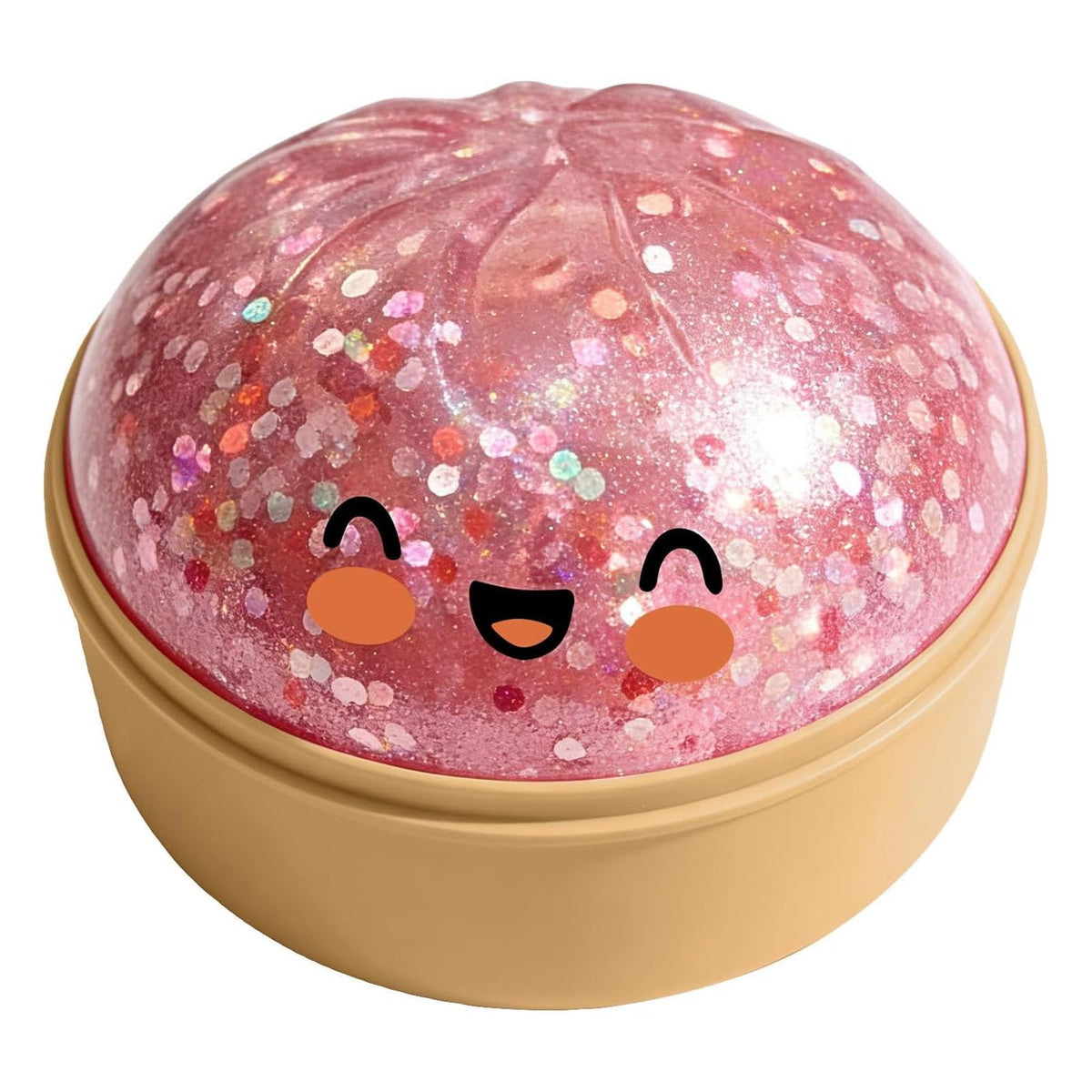 Transparent Pink Kitchen Figurine, Cute Mini Squeeze Ornament, Stress Relief Toy For Adults