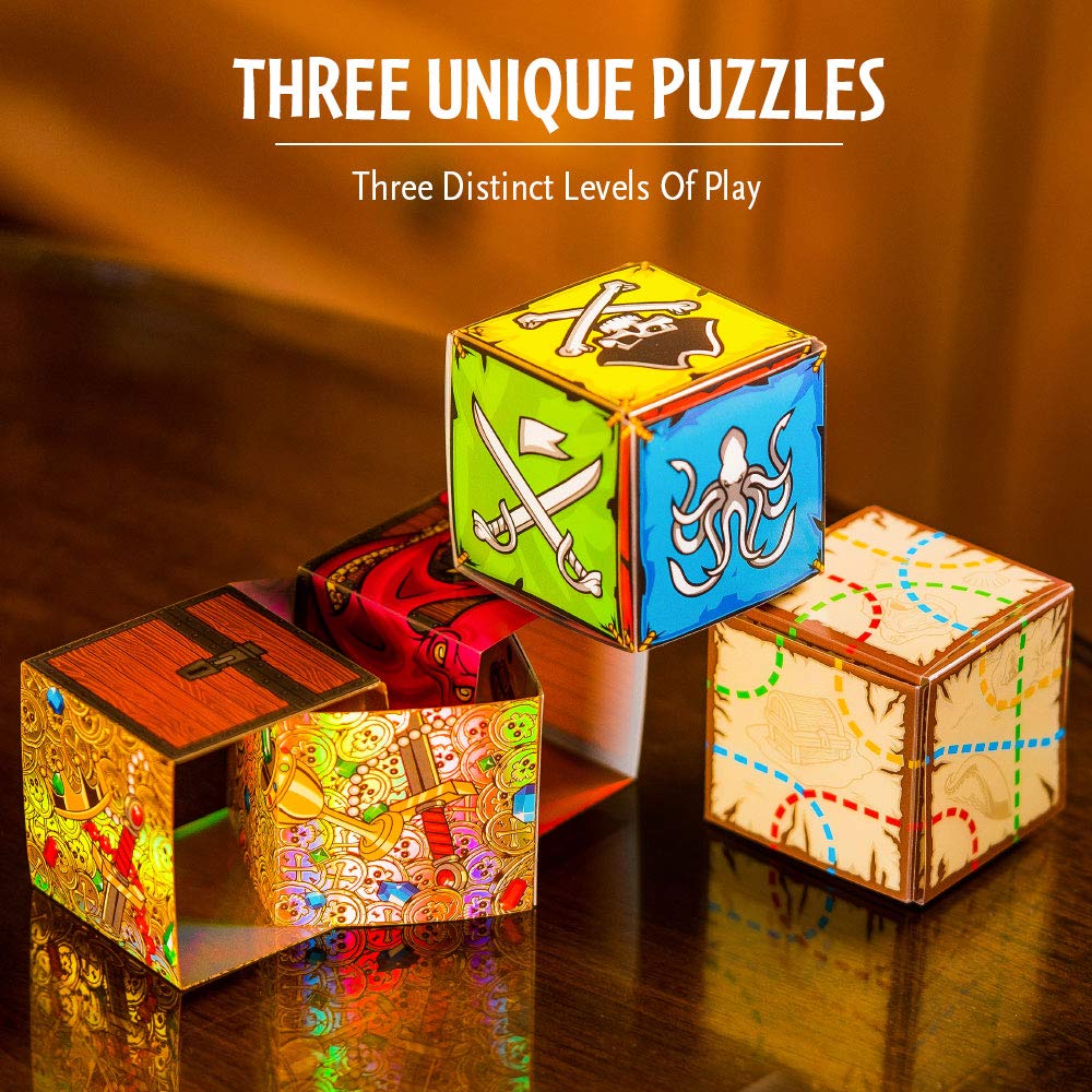 Think Fun Blockchain (Pirates) Stem Toy And Logic Game For Boys And Girls Age 8 And Up - The Addictive Brainteaser Puzzle