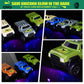 Save Unicorn Tracks Cars only Replacement,Track Cars for Tracks Glow in The Dark, Car Tracks Accessories with 3 Flashing LED Lig