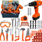 Mscredse Kids Tool Set kit Pretend Play Set Toddler Tool Toys with Construction 48Pcs Electric Drill Gifts for Boys Girls Kids T